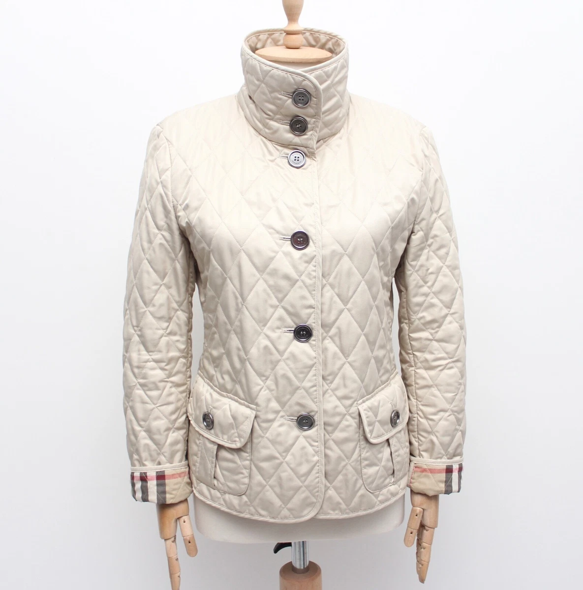 Burberry quilted jacket dry clean cheap