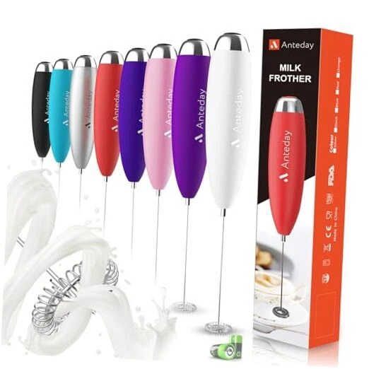 Milk Frother, Electric Whisk, Matcha Whisk, Upgraded Matcha Whisk Drink White