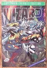 1993 WIZARD GUIDE TO COMICS SUPERMAN TRIBUTE EDITION SUMMER WITH CARD EXC  Z5045