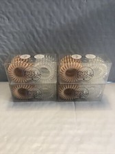4x Original Invisibobble Traceless Hair New 6 Pieces Clear  Tan