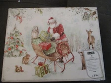 "MAGICAL HOLIDAY" - 18 CARD Boxed Christmas Cards - artwork by LISA AUDIT  - new