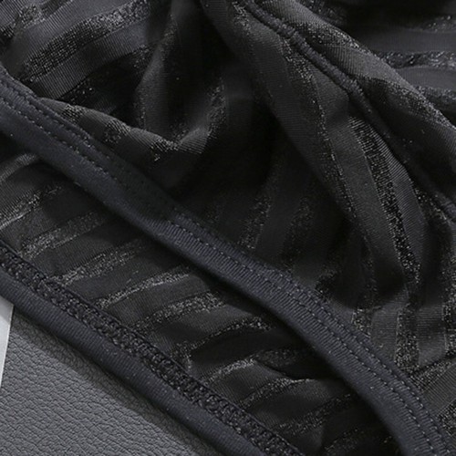 Sexy Calzoncillos en T para Hombres Bolsa Color Sólido Tanga Seda Hielo Ver a través del Calzoncillo - Imagen 5 de 15