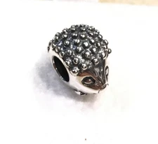 Pandora Hedgehog, Bead Charm #790333 +FREE Pandora Gift Box +Tag