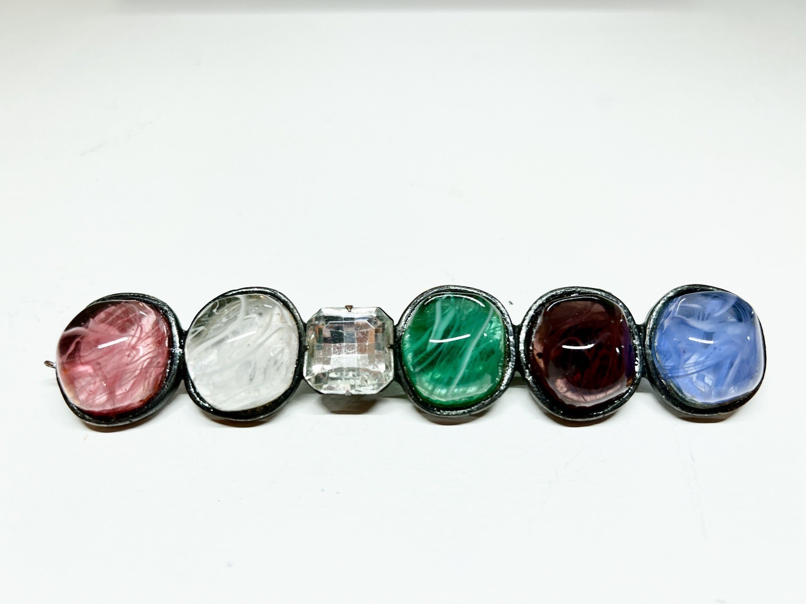 Rare Vtg Kenneth Jay Lane Brooch Pendant Gripoix … - image 2