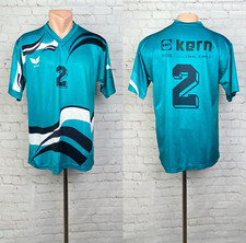 Football shirt soccer FC Vintage 80's 90's Erima jersey Green Germany Retro #2 M