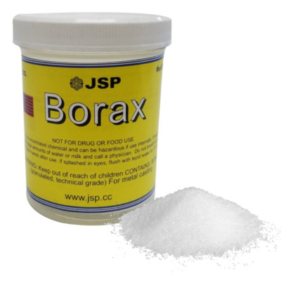 Borax Flux 1/2 Pound Melting Gold Silver Crucible Glaze Jewelry Refining Casting