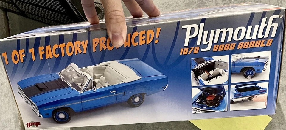 1970 Plymouth Roadrunner Convertible 1:18 GMP Brand New - Image 2 of 4