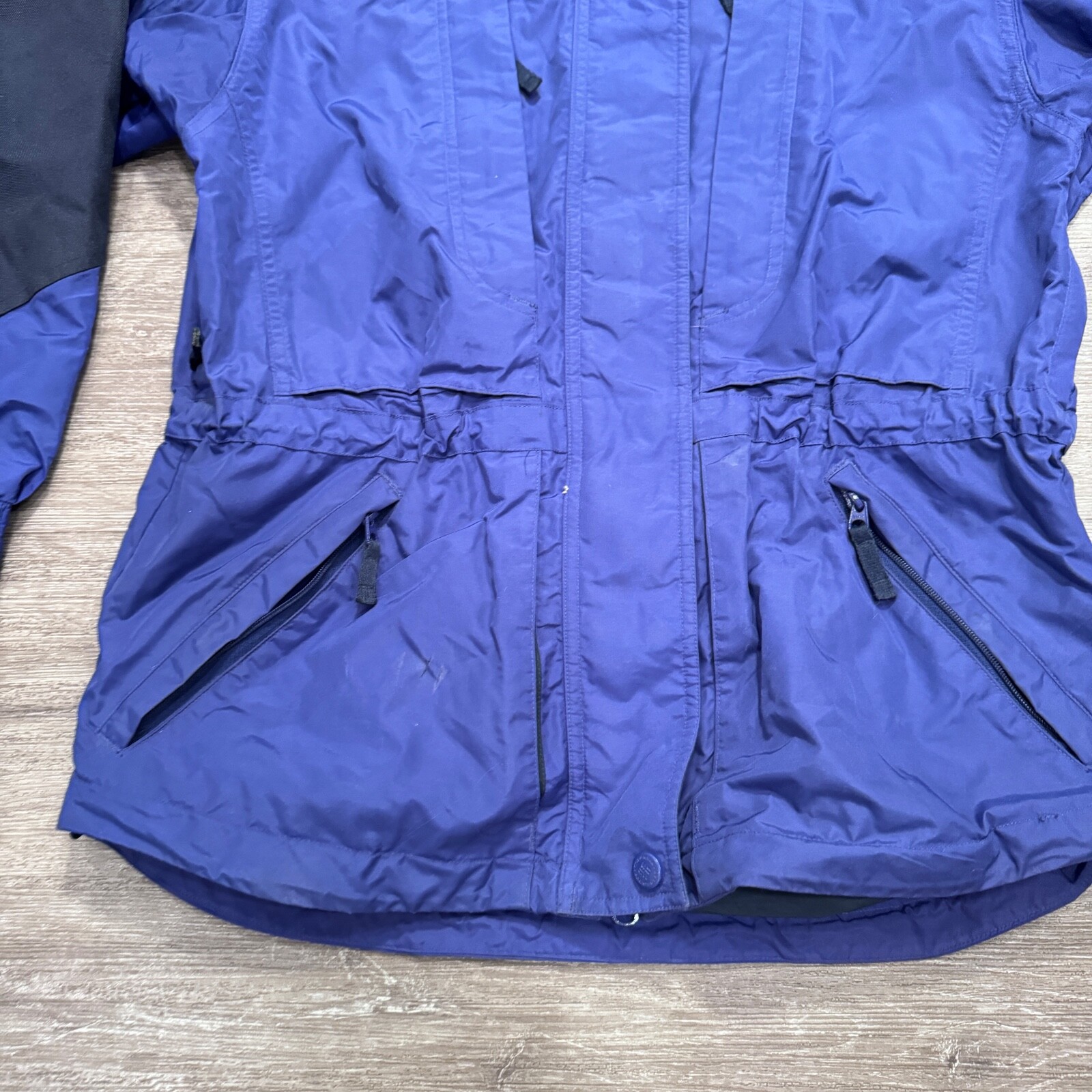 Vintage Columbia Jacket Womens Small Purple Black Full Zip 90s Japan Pockets thumbnail 4