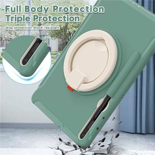Für Samsung Galaxy Tab A A7 S6 Lite S7 FE/Plus stoßfeste Hartschale Ständer Hülle Cover - Bild 63 von 115