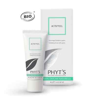 Phyts ActivPeel Organic Scrub Gel Purifying Exfoliating Oily Skin Face Care, 40g