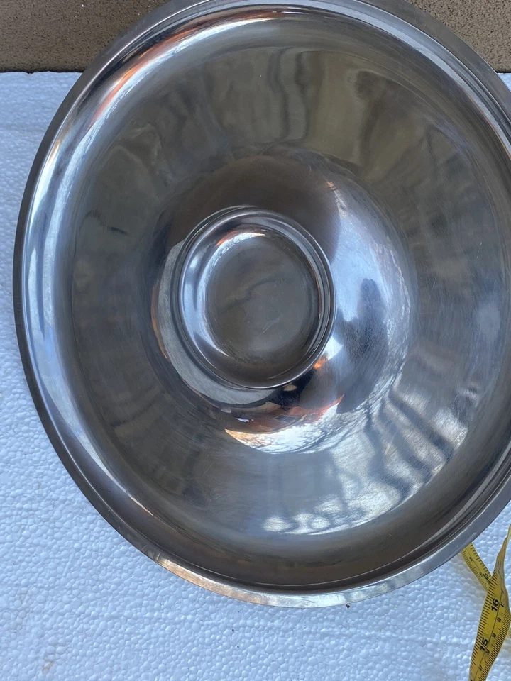 Vintage  Chip and Dip Platter Stainless Steel Tray 12”X 12” Made In Japan - Image 4 of 4