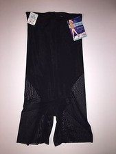 Spanx Shaper Black High Waisted Mid Thigh Smoothing Assets Standout Slimmer 1175