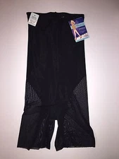 Spanx Shaper Black High Waisted Mid Thigh Smoothing Assets Standout Slimmer 1175