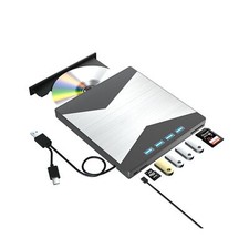 External Blu Ray Drive, 4K Portable Blu Ray Burner USB 3.0 Type-C UHD BD Play...