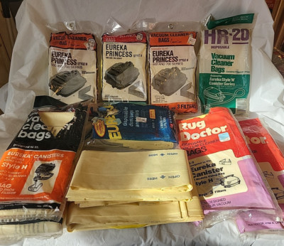 35 Lot Eureka Vacuum Cleaner Dust Bags & Filters Style H New 500 700 Canister
