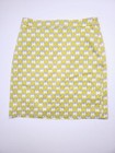 Banana Republic Skirt Chartreuse Green Geometric Milly Collection Pencil Size 2