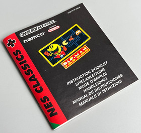 [PAS DE JEU] Bo&icirc;te + notices Pac-Man NES Classics Nintendo Game Boy Advance GBA