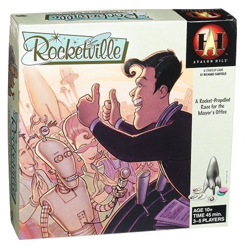 Rocketville; Ein raketenbetriebenes Rennen für das Bürgermeisteramt von Avalon Hill - Neu im Karton - Bild 1 von 7