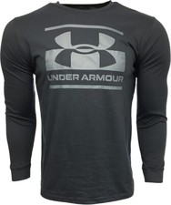Under Armour Heatgear Mens UA Long Sleeve T-Shirt Black 1364085 NWT