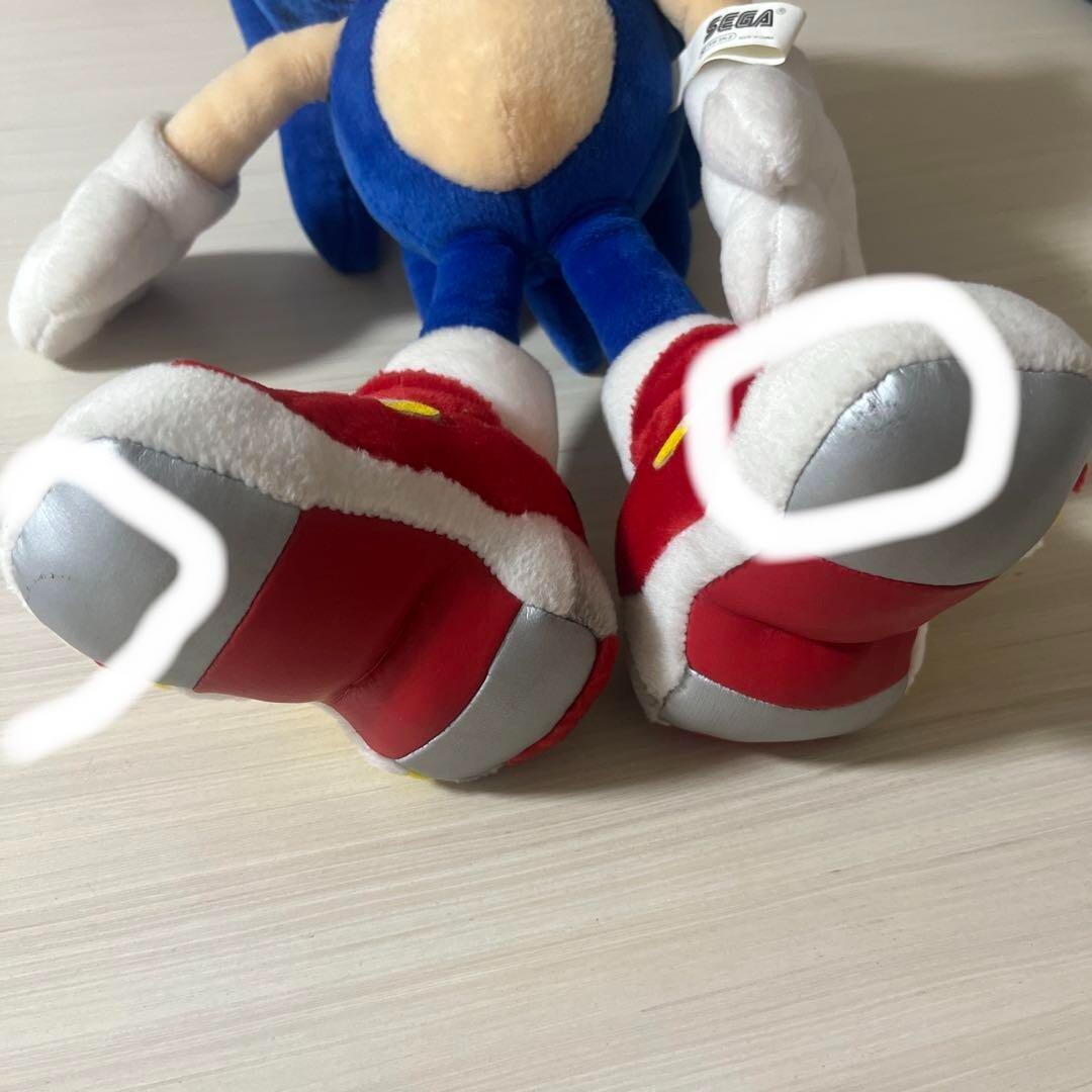 Sonic Adventure Sonic the hedgehog Plush Doll 2001 SEGA SA2 Soap