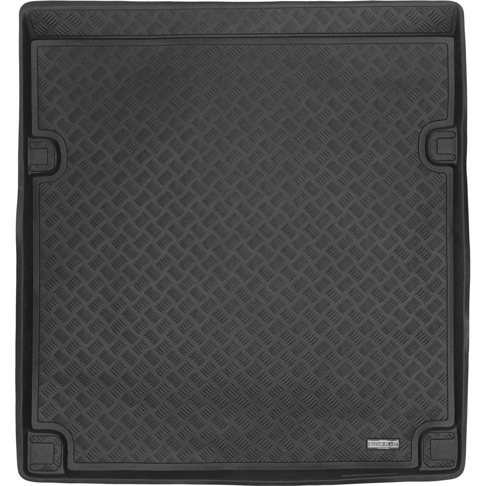 Tapis de coffre antidérapant Rezaw-Plast noir sur mesure pour Peugeot Rifter 2018