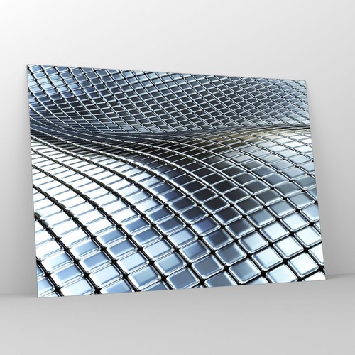 Quadro su Vetro 100x70cm Metallo stuoia cromo alluminio Stampe Moderni Murale - Foto 6 di 10