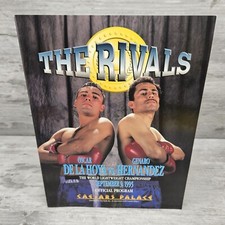 Oscar De La Hoya vs Genaro Hernandez Boxing Program Onsite September 9 1995