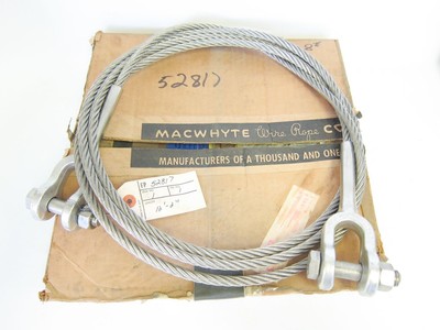 Macwhyte Wire Rope New Macwhyte Wire Rope Sling Assembly 12” x 2” S/A 3611-954-6-9 | eBay