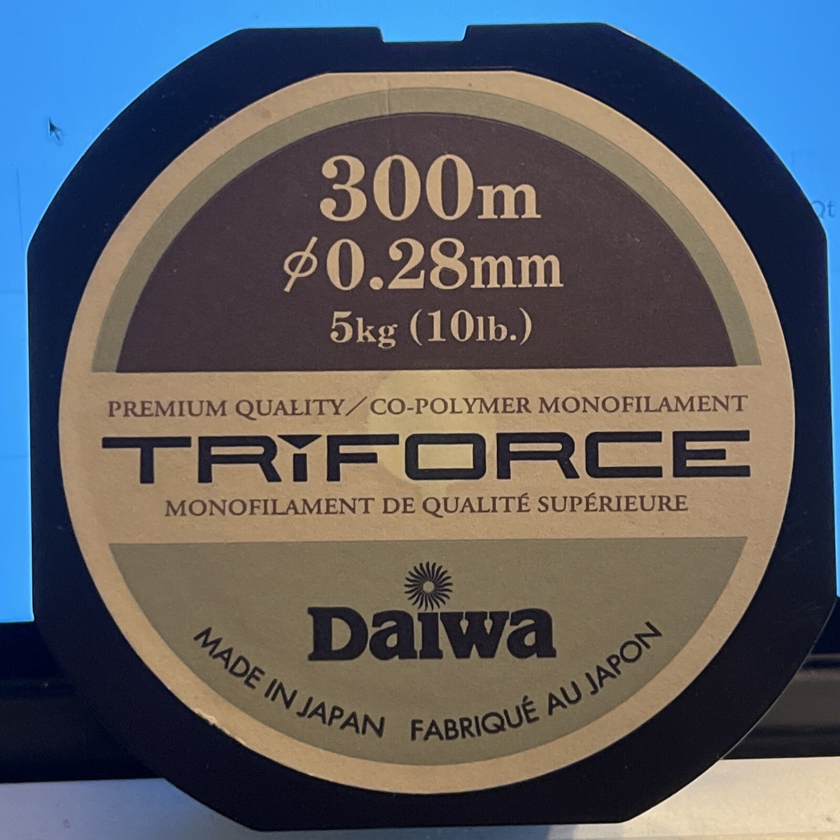 Daiwa Made in Japan Triforce 330 yds. 10 lb. 5.0kg o,28mm