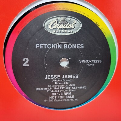 Fetchin Bones Super Freak M- 12'' Vinyl Record Single free outer sleeve