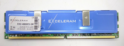 Exceleram 2GB (1x2GB) DDR2 EX2-4800P2-SW PC2-6400 2.15-2.25 4-4-4-12 #R675