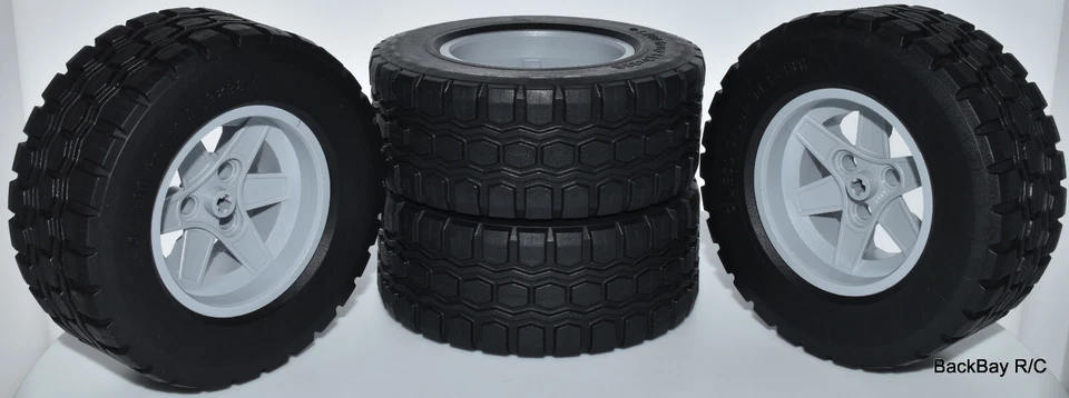 4x Lego Technic Unimog/Vaso, Neumático de Rueda 94.3x38R LBG Llantas 92912/44772 - Nuevo Foto 2 de 3