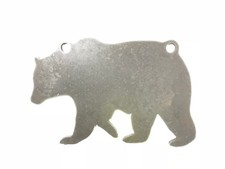 Ar500 Bear Silhouette Animal Steel Target Gong 12" X 8" X 3/8"
