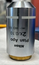Nikon Plan APO 2X / 0.10 Objective Lens ∞/0 (OFN25 WD 8.5)