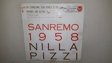 NILLA PIZZI SANREMO 1958 -  LA CANZONE CHE PIACE A TE