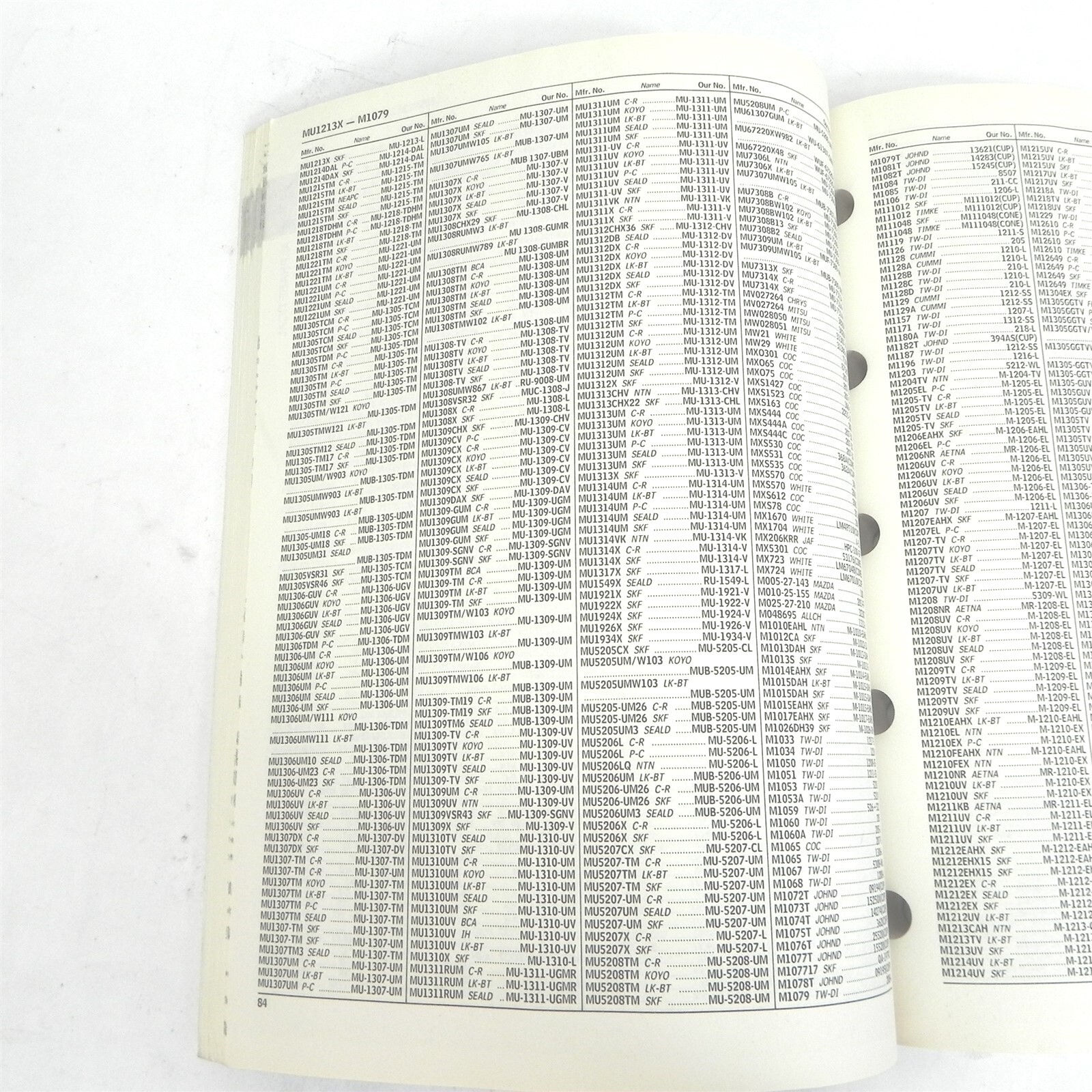 VINTAGE 1997 FEDERAL MOGUL CATALOG 525 MASTER ANTIFRICTION BEARING