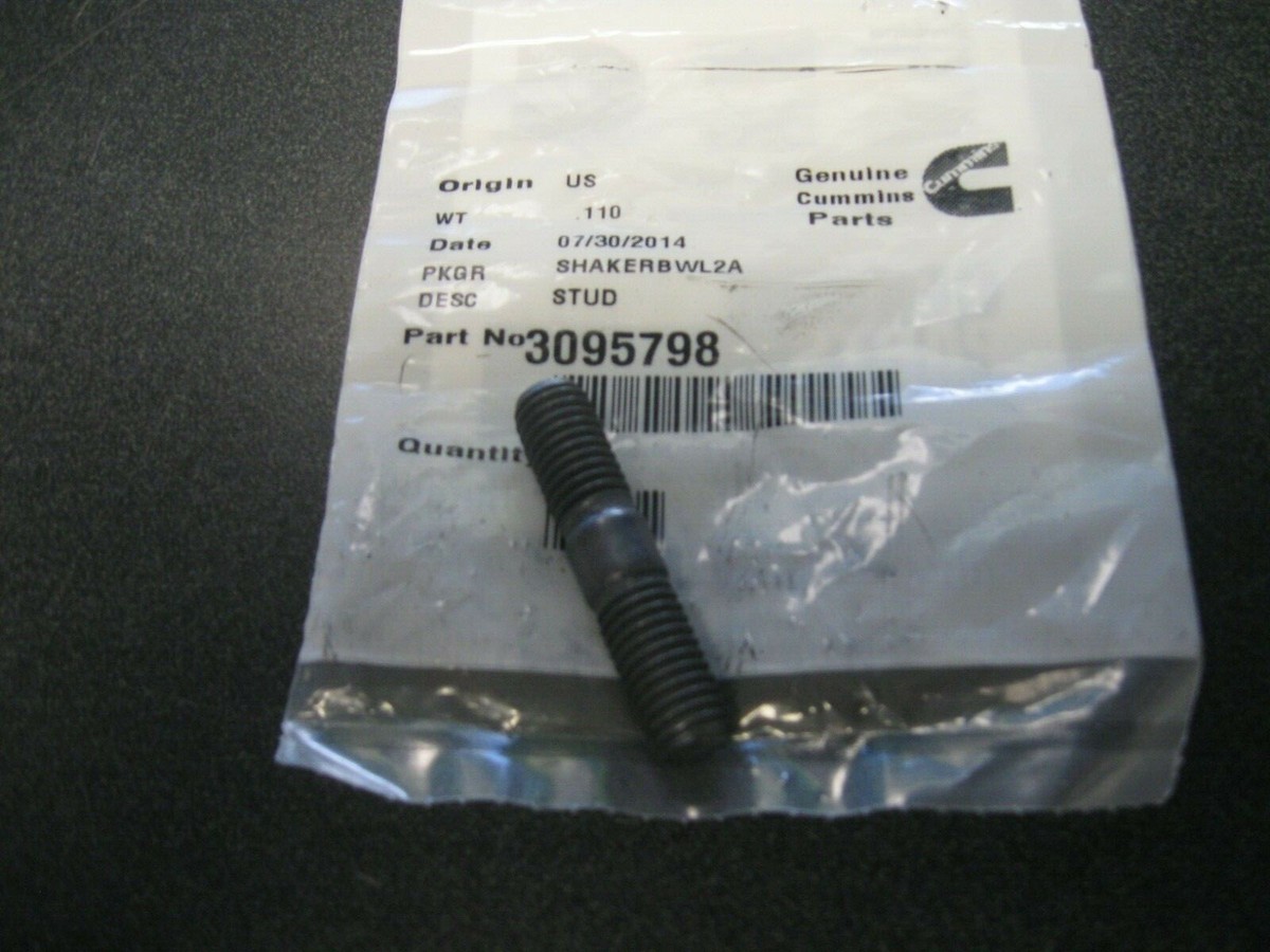 CUMMINS STUD PART NUMBER 3095798 JA09 | eBay
