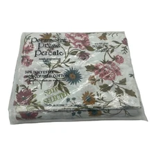 NOS Vintage West Point Pepperell Double Flat Sheet 81" x 104" Second Selection