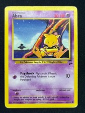 Abra Base Set 2 Common Pokemon HP 65/130