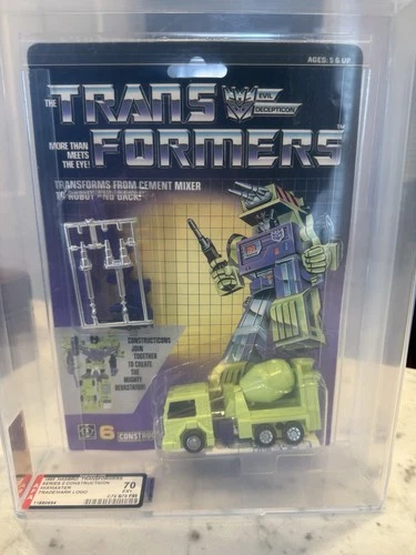 1985 Hasbro G1 Transformers Constructicon Mixmaster Devastator AFA 70 70/70/85