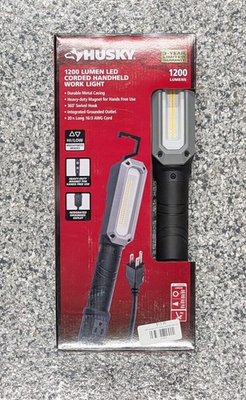 #ad Husky LED Corded Handheld Work Light 1200 Lumens NEW $14.00