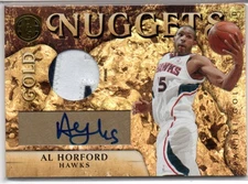 Al Horford 2010-11 Gold Standard Nuggets Prime patch auto #'d /25 Gators Hawks