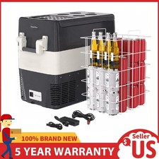 12v Car Refrigerator Freezer 52 Qt Portable Electric Cooler For Camping Travel 12v Car Refrigerator Freezer 52 Qt Portable Electric Cooler For Camping Travel