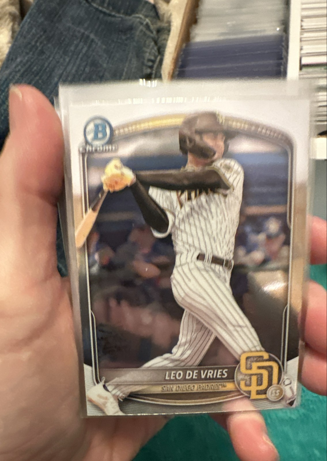 2024 Bowman Chrome - Prospects Leo De Vries #BCP-179 (RC)