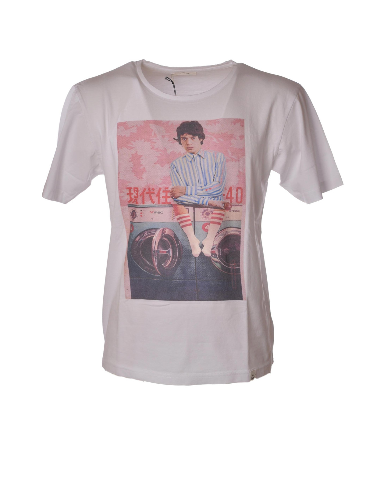 Футболка manica corta da Uomo очевидного базового цвета Bianco