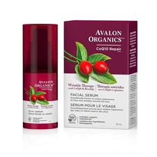 Avalon Organics CoQ10 Rosehip Facial Serum for Wrinkle Therapy - 0.55 Oz *NEW*