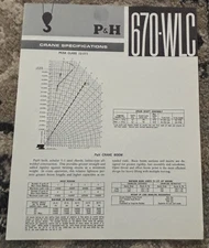 P&H Harnischfeger 670-WLC Crane Brochure AMIL25