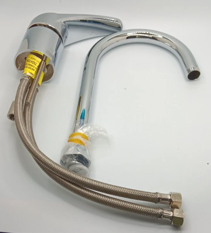 Zurn Z824B0-XL Gooseneck Kitchen Faucet, 4" to 7" Mount, 2 Hole Commercial - Image 4 of 4