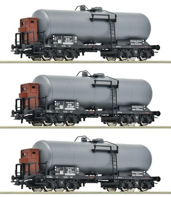 Roco 6600062 HO Scale DRG Tank Car Set 3 Pieces Epoch 2 NEW+OP