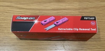 Snap On Tools einziehbares Clip-Entfernungswerkzeug elektrisch pink aPBFT50EP (Gabelende)